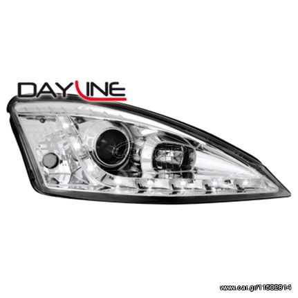 Dectane Dayline Μπροστινά Φανάρια για Ford Focus 01-04 2τμχ