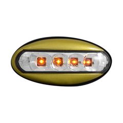 Dectane Φλας LED για Peugeot 206 / 207 Χρυσό 2τμχ