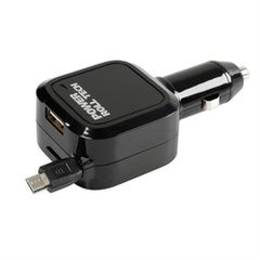 Lampa Ανταπτορας Αναπτηρα 12/24V Με 1 Usb Και Καλωδιο Φορτισης Micro Usb 90cm 3100mA Fast Charger L38875