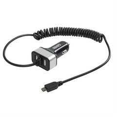 Lampa Ανταπτορας Αναπτηρα 12/24V Με 2 Usb Και Καλωδιο Φορτισης Micro Usb L38874