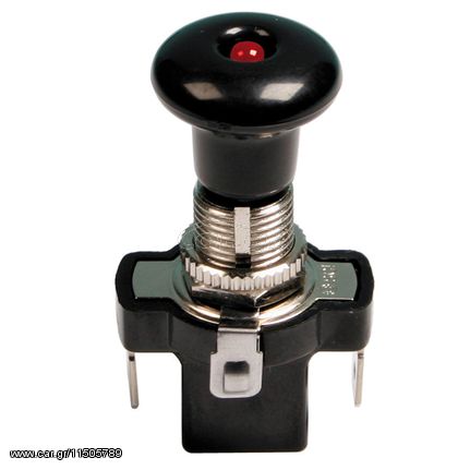 Lampa Push-Pull Switch with Red Led