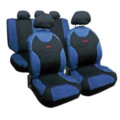 Σετ Καλύμματα Αυτοκινήτου 9τμχ Βελουτέ Drive Jeans Lampa