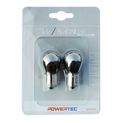 M-TECH P21W 12V 21W BA15s Μονοπολικο Χρωμιο Καθρεφτης Powerteck Platinium 2ΤΕΜ. PTZCH19-02B/MT