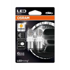 Osram Led Homogeneity Κιτρινες Διπολικες 2ΤΜΧ BAY15d 1557YE-02B