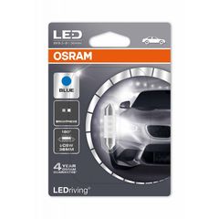 Osram Led Μπλε C5W 0,5 W 12V SV8.5-8  Festoon 36mm 6436BL-01B