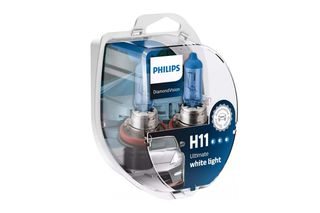 Philips Diamond Vision H11 12V 55W 12362DVS2 – Σετ 2τμχ