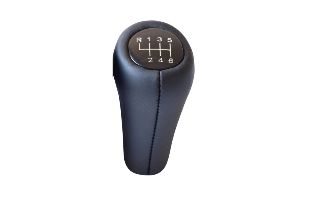 Leather Luxe Πόμολο - Λεβιέ 6 Ταχυτήτων Για BMW E46-E53-E60-E61-E63-E65-E81-E82-E83-E87-E90-E91-E92-X1-X3-X5 Δερμάτινο