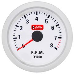 Auto Gauge Στροφόμετρο Αυτοκινήτου Λευκό