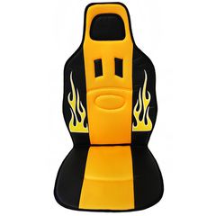Πλατοκάθισμα Αυτοκινήτου 1τμχ Δερματίνη Flames
