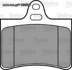 Τακάκια VALEO οπίσθια για Citroen C5 (598418)