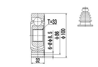 Μπιλιοφόροι (Χ33) (302246) Audi: 80, A4, A6