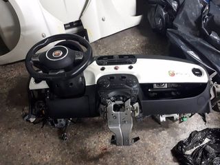 ΤΑΜΠΛΟ, ΑΕΡΟΣΑΚΟΙ, ΤΙΜΟΝΙ, ΚΕΝΤΡΙΚΗ ΚΟΝΣΟΛΑ, ΔΙΑΚΟΠΤΕΣ, ΚΑΝΤΡΑΝ, FIAT 500, ABARTH, **VARDARIS-CARPARTS**