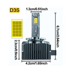 Λάμπα LED D3S CARLED 6000K 35W Κωδικός CARLED D3S....SoundStreet....