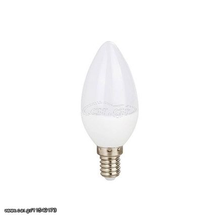 Diolamp Λαμπτήρας Ε14 3W Led Candle 4000K - Ψυχρό φως (5000-6500Κ)