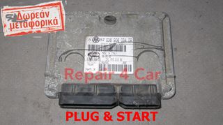 ΕΓΚΕΦΑΛΟΣ ΚΙΝΗΤΗΡΑ VW GOLF 1.6 16V  036906034DR  IAW4MV.DR 61600.666.08 TESTED  ΞΕΚΛΕΙΔΩΤΟΣ
