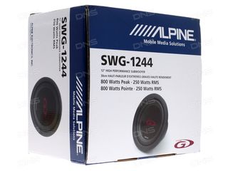 Alpine SWG-1244 Ηχείο Subwoofer 30 cm και Ισχύ 800 Watt.