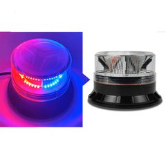 Φάρος LED 12V/24V 36Watt Μπλε -κόκκινος φωτισμός με μαγνήτη Strobo Κωδικός ST1000......Sound☆Street.....