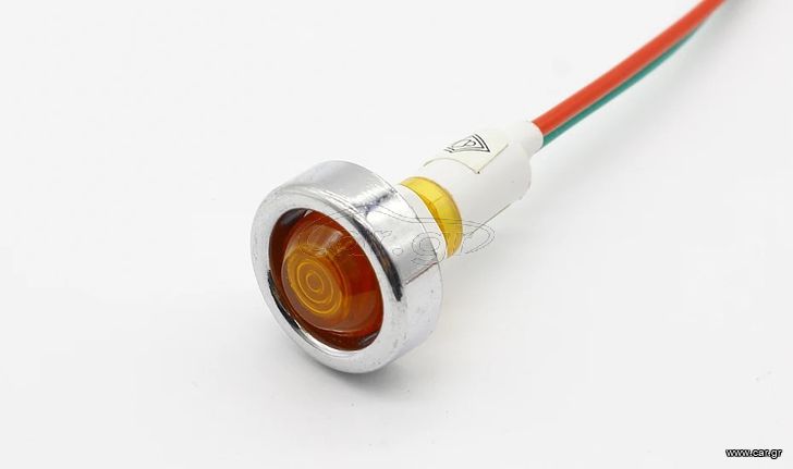 Ενδεικτικό LED Πορτοκαλί φωτισμός 12V Κωδικός ST2018 ......SoundStreet.....