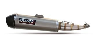 Yasuni Εξάτμιση Titanium/Black End Yamaha N MAX 125 '15 '16//MBK OCITO 125 '15 '16