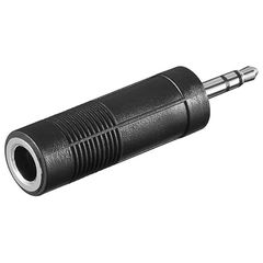 AC-005 Αντάπτορας Καρφί (Jack) 3.5mm stereo, Σε 6.35mm Καρφί (Jack) stereo