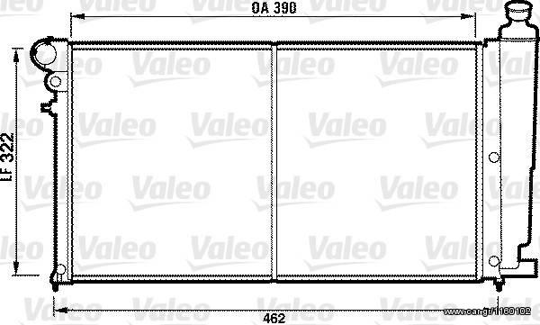 Ψυγεία νερού VALEO για Citroen Saxo (731528)