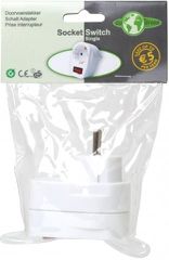 Πρίζα σούκο με φωτεινό διακόπτη on-off Ecosavers Socket Switch 1