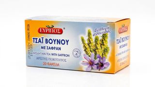 Τσάι Βουνού με ΣΑΦΡΑΝ Εύριπος 20 φάκελα 24gr Τονωτικό Φυσικό Ελληνικό Προϊόν Άριστης Ποιότητος