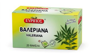 Τσάι Βαλεριάνα Εύριπος 20 Φάκελα Φυσικό Χαλαρωτικό Προϊόν Άριστης Ποιότητος