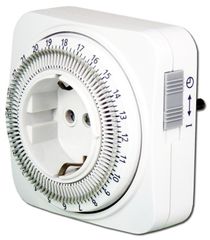 EcoSavers 24ωρος Αναλογικός Χρονοδιακόπτης Ρεύματος Πρίζας TimeSwitch Analogue