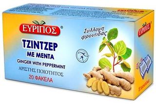 Τζίντζερ με μέντα τσάι 20 φακ. Φυσικό Προϊόν Άριστης Ποιότητος