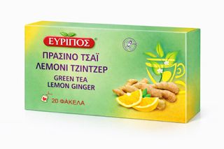 Πράσινο τσάι Λεμόνι Τζίντζερ 20 φακ. Φυσικό Προϊόν Άριστης Ποιότητος