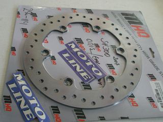 ΔΙΣΚΟΠΛΑΚΑ. HONDA SH 300 07-EΜΠΡΟΣ/ΠΙΣΩ,07-15 (256-144-166.6TΡ-10,5)  ΠΡΟΣΦΟΡΑ  υπολοιπο στοκ  Ε