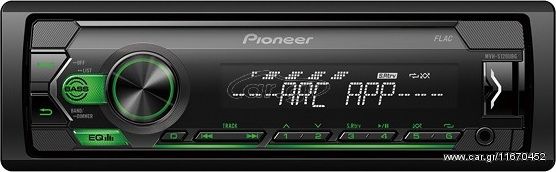 RADIO USB PIONEER MVH-S120UBG ΠΡΑΣΙΝΟΣ ΦΩΤΙΣΜΟΣ 2 ΧΡΟΝΙΑ ΕΓΓΥΗΣΗ ΕΠΙΣΗΜΗΣ ΑΝΤΙΠΡΟΣΩΠΕΙΑΣ....Sound☆Street....