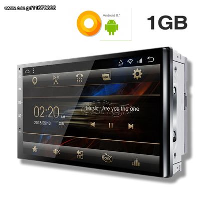 ΟΘΟΝΗ 2 DIN 6,95" ANDROID OREO 8.1 DIGITAL IQ ΜΕ GPS BLUETOOTH ΧΩΡΙΣ ΜΗΧΑΝΙΣΜΟ CD IQ-AN8701S_GPS ....Sound☆Street....