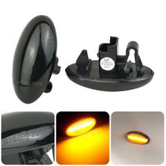Φλας αυτοκινήτου LED mini Μαύρο φιμέ ST533 Τιμή ζεύγους....SoundStreet....