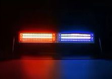 Φωτιστικό σώμα LED 12V 24V Strobo με βεντούζες Κόκκινο Mπλε χρώμα Κωδικός ST2503.....Sound☆Street.....