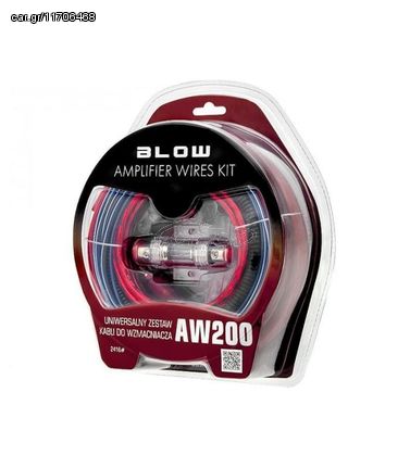 Blow AW200 Ολοκληρωμένο Σετ Καλωδίωσης Ενισχυτή Αυτοκινήτου 30A