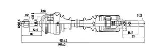 Ημιαξόνια δεξ. (21Χ22) (303346) Citroen: Saxo Peugeot: 106