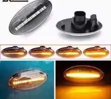 Φλας αυτοκινήτου LED mini ST506 ΔΙΑΦΑΝΟ τιμή ζεύγους .....Sound☆Street.....