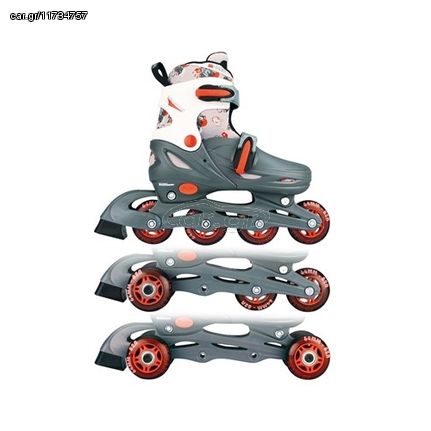 Πατίνια Inline Quads Roller Skate Junior ρυθμιζόμενα Nijdam 52QM