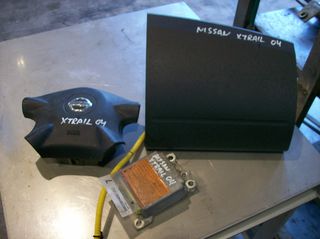 ΑΕΡΟΣΑΚΟΙ ΟΔΗΓΟΥ ΣΥΝΟΔΗΓΟΥ ΜΕ ΕΓΚΕΦΑΛΟ NISSAN X-TRAIL 2004 2500cc QR25