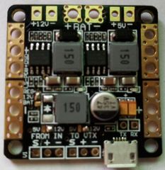 Heng Long '24 Distribution board with LC filter and OSD (5 or 12V)