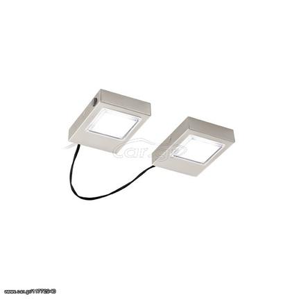 Σπότ LED 2x3,7W Σε Νίκελ Ματ Χρώμα Eglo Lavaio - Θερμό (2000-3500Κ)