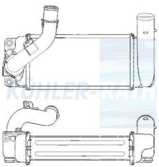 Ψυγείο Intercooler TOYOTA COROLLA Sedan / 4dr 2016 - 2019 1.4 D-4D (NDE180_)  ( 1ND-TV  ) (90 hp ) Πετρέλαιο #834206210
