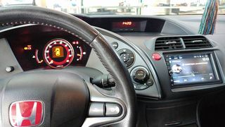 Νέα τοποθετηση οθονης σε Honda Civic Type r με Αndroid 11 4 CORE Target Acoustics dousissound.