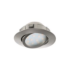 LED Στρογγυλό Σπότ Χωνευτό 6W Dimmable Με Κινούμενη Κεφαλή Φ7,8 Σε Νίκελ Χρώμα Eglo Pineda - Θερμό (2000-3500Κ)