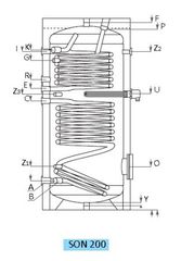 Boiler Αντλιών Θερμότητας SON 200