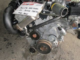 ΚΙΝΗΤΗΡΑΣ BMW E46 320 DIESEL,136PS ΚΩΔ.ΚΙΝΗΤΗΡΑ  M47 204D1 .ΜΟΝΤΕΛΟ 1998-2002  