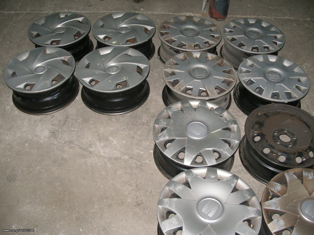 ΖΑΝΤΕΣ ΣΙΔΕΡΕΝΙΕΣ 15"  5X100  SEAT & SKODA & AUDI & WV  !!!