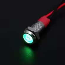 Ενδεικτικό LED Πράσινος φωτισμός 12V-24V Κωδικός ST2000...Sound☆Street...